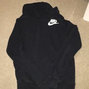 black Nike sweatshirt